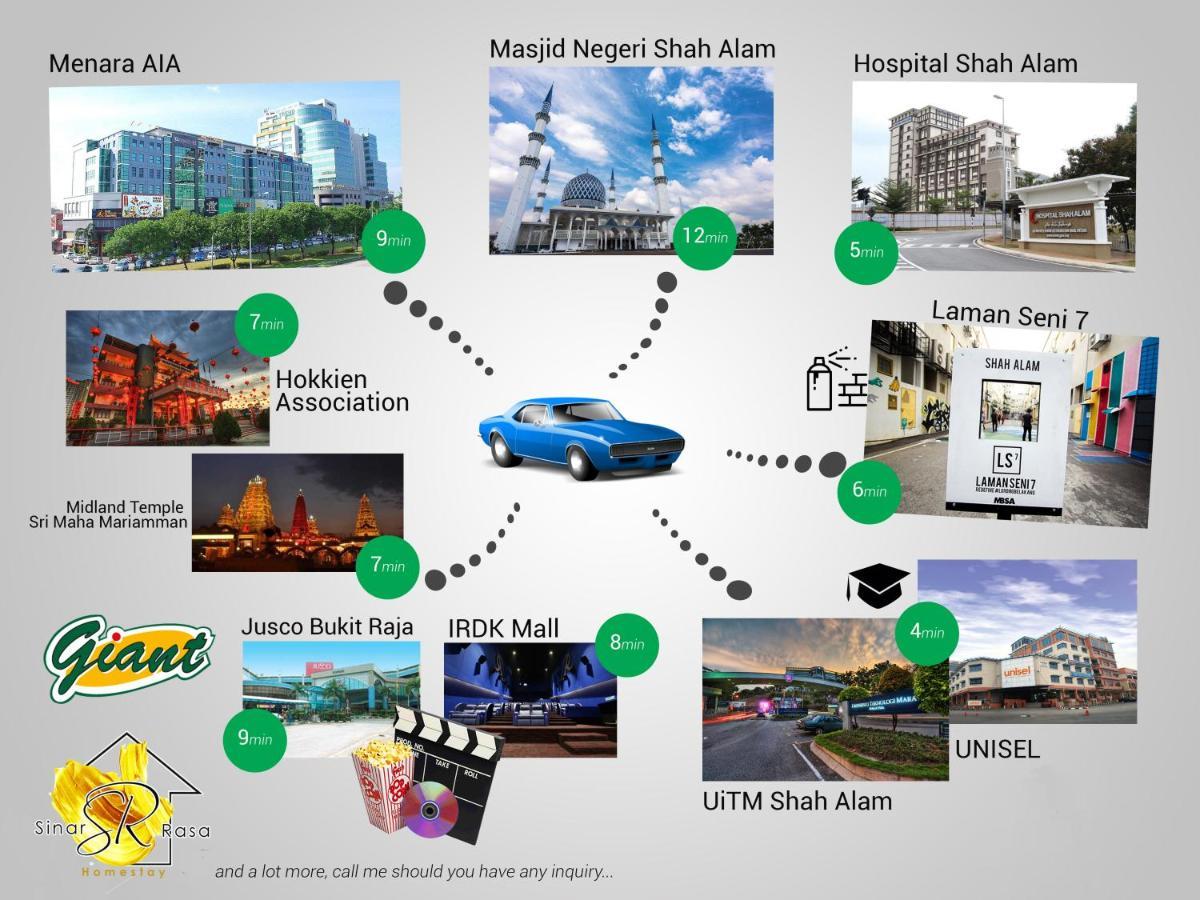 I-City Homestay - Shah Alam, Hospital Shah Alam, Uitm, Central Mall Sogo, Seksyen 7 Eksteriør bilde